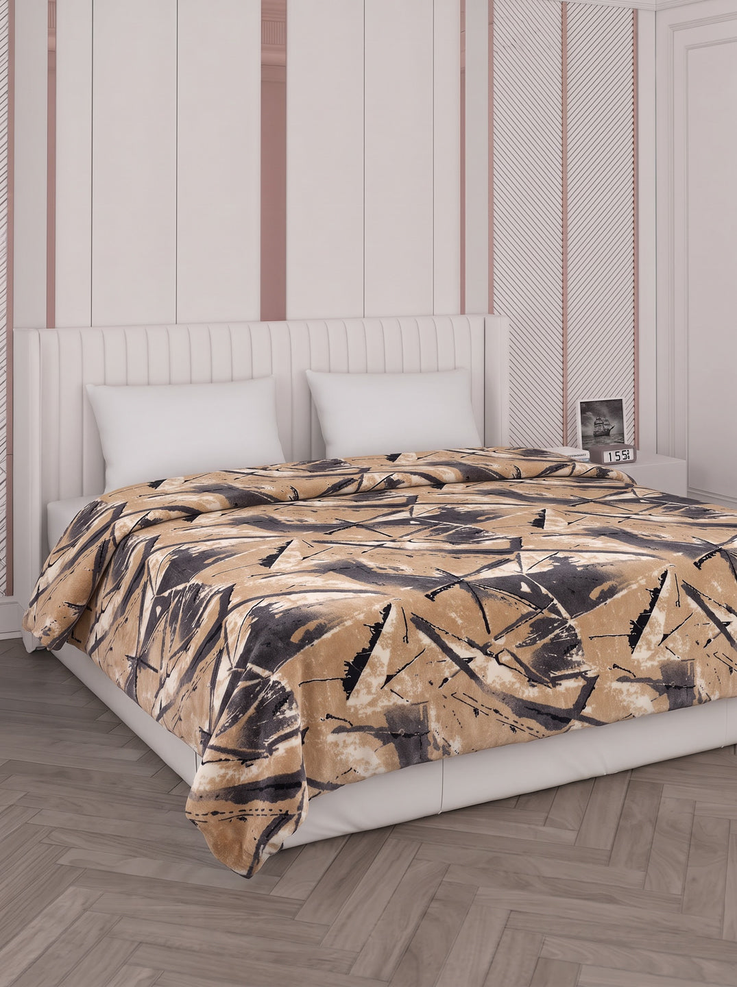 Printed Double Bed 150 GSM AC Blanket (Myra), Weight 1.2 kg