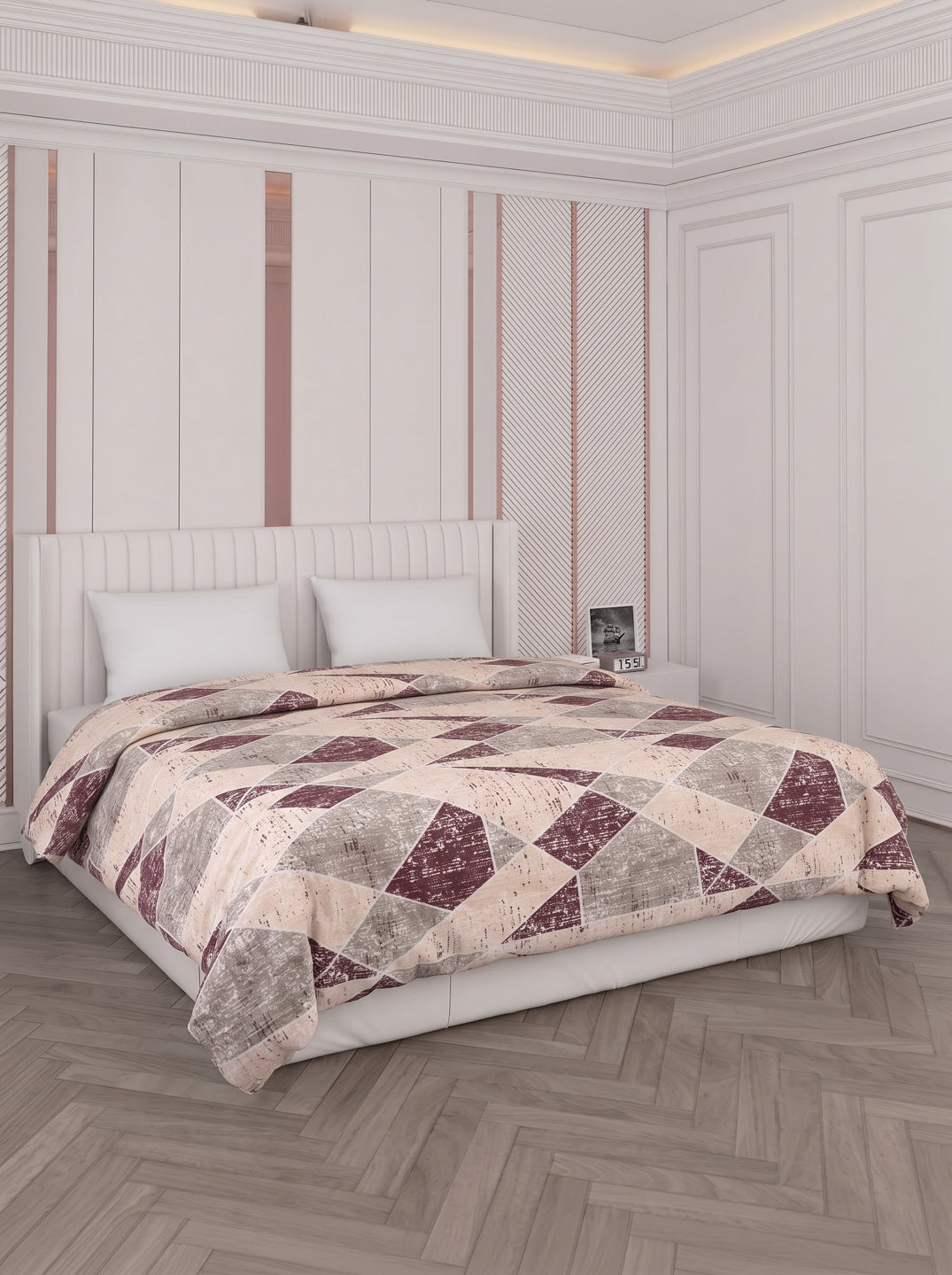 Printed Double Bed 150 GSM AC Blanket (Myra), Weight 1.2 kg