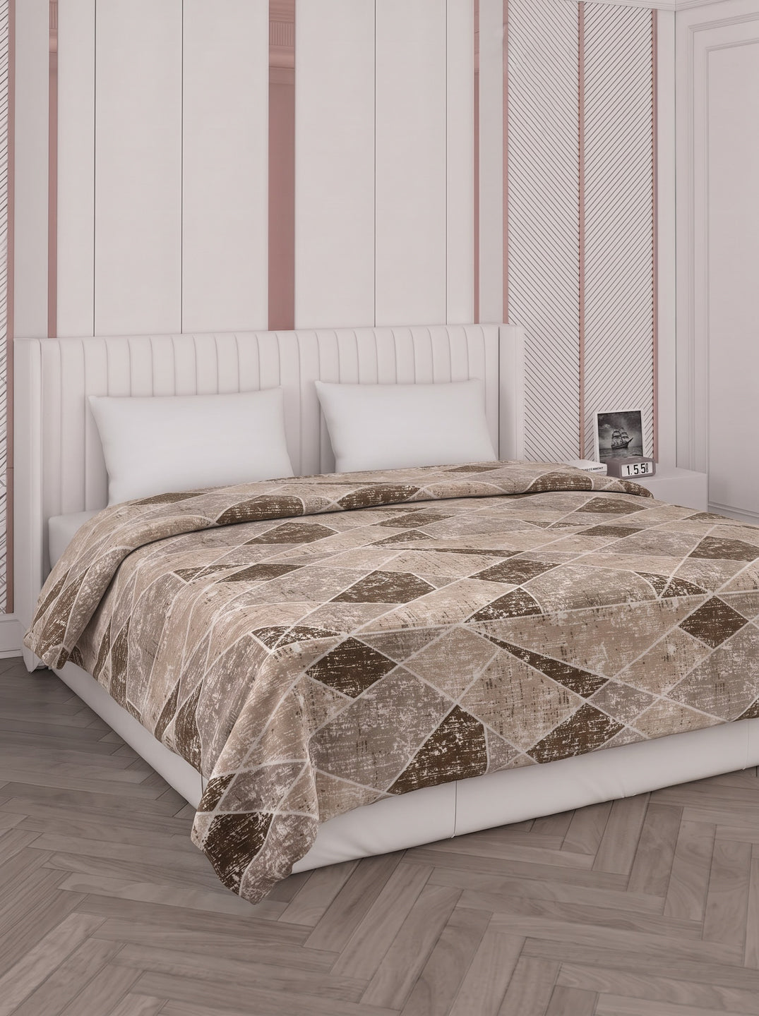 Printed Double Bed 150 GSM AC Blanket (Myra), Weight 1.2 kg