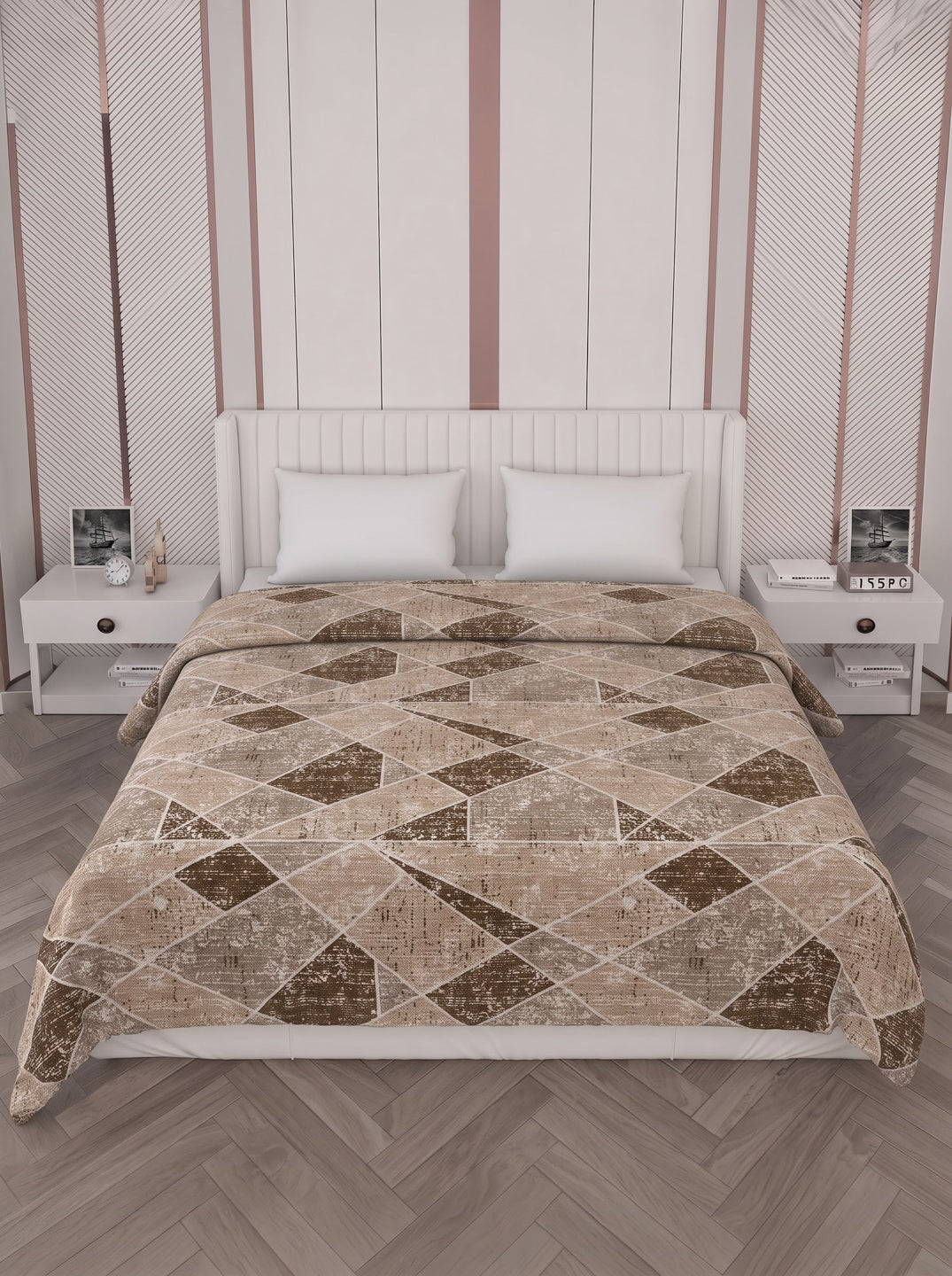 Printed Double Bed 150 GSM AC Blanket (Myra), Weight 1.2 kg