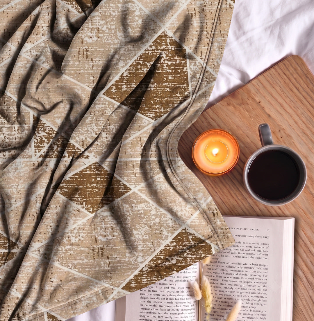 Printed Single Bed 150 GSM AC Blanket (Myra), Weight 800 gm