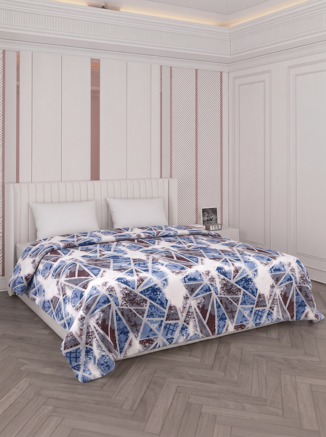 Printed Double Bed 150 GSM AC Blanket (Myra), Weight 1.2 kg