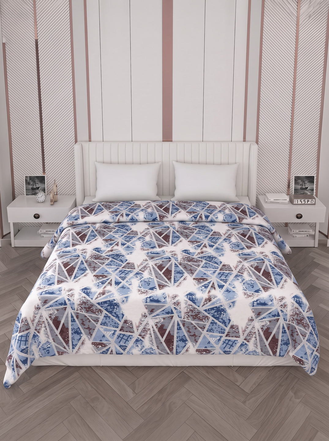 Printed Double Bed 150 GSM AC Blanket (Myra), Weight 1.2 kg