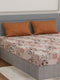 110 GSM Polyester Double Bed Bedsheet with 2 Pillow Covers Aromatica Collection