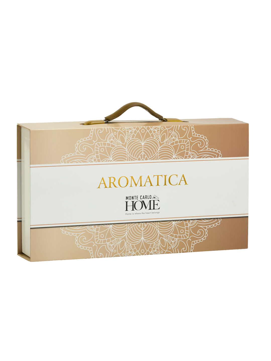 110 GSM Polyester Double Bed Bedsheet with 2 Pillow Covers Aromatica Collection
