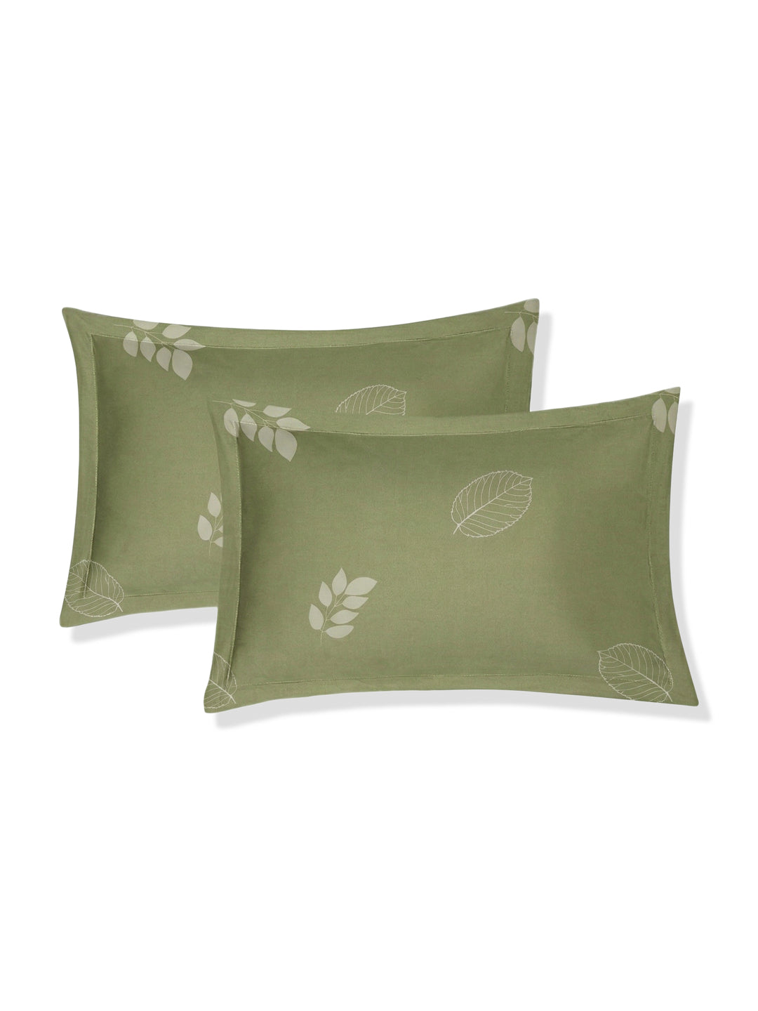 110 GSM Polyester Double Bed Bedsheet with 2 Pillow Covers Aromatica Collection