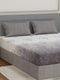 110 GSM Polyester Double Bed Bedsheet with 2 Pillow Covers Aromatica Collection
