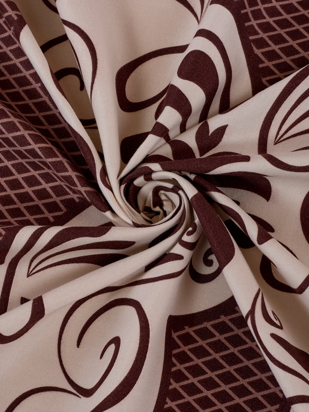 110 GSM Polyester Double Bed Bedsheet with 2 Pillow Covers Aromatica Collection
