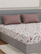 110 GSM Polyester Double Bed Bedsheet with 2 Pillow Covers Aromatica Collection