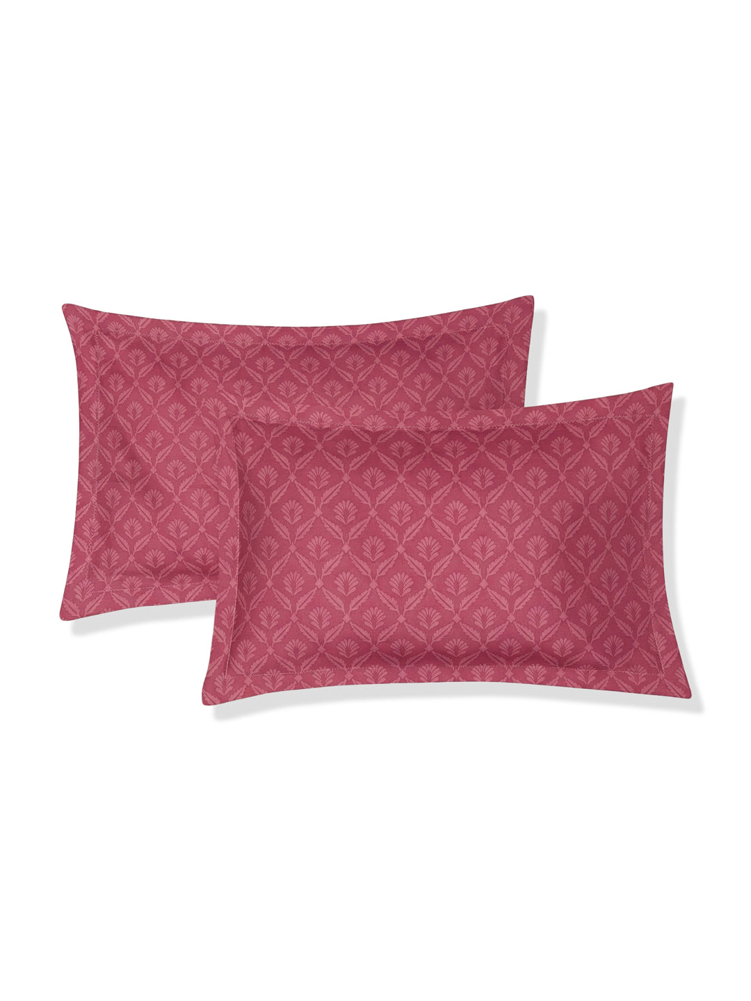 110 GSM Polyester Double Bed Bedsheet with 2 Pillow Covers Aromatica Collection