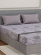 110 GSM Polyester Double Bed Bedsheet with 2 Pillow Covers Aromatica Collection