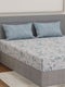 110 GSM Polyester Double Bed Bedsheet with 2 Pillow Covers Aromatica Collection