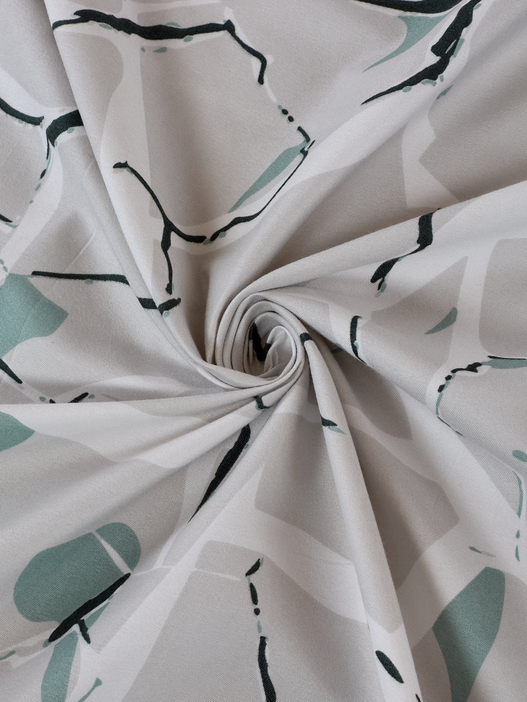 110 GSM Polyester Double Bed Bedsheet with 2 Pillow Covers Aromatica Collection