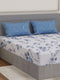 110 GSM Polyester Double Bed Bedsheet with 2 Pillow Covers Aromatica Collection
