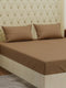 Premium 210 TC Pure Cotton King Size Bedsheet with 2 Pillow Covers Classique Casa Solids Collection