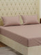 Premium 210 TC Pure Cotton King Size Bedsheet with 2 Pillow Covers Classique Casa Solids Collection