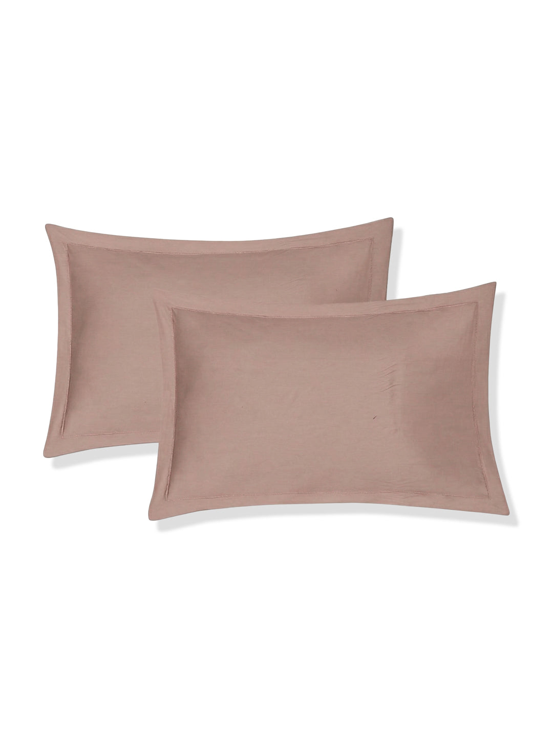 Premium 210 TC Pure Cotton King Size Bedsheet with 2 Pillow Covers Classique Casa Solids Collection