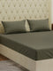 Premium 210 TC Pure Cotton King Size Bedsheet with 2 Pillow Covers Classique Casa Solids Collection