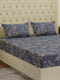 120 GSM Polyester Double Bed Bedsheet with 2 Pillow Covers Clara Collection