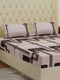 120 GSM Polyester Double Bed Bedsheet with 2 Pillow Covers Clara Collection