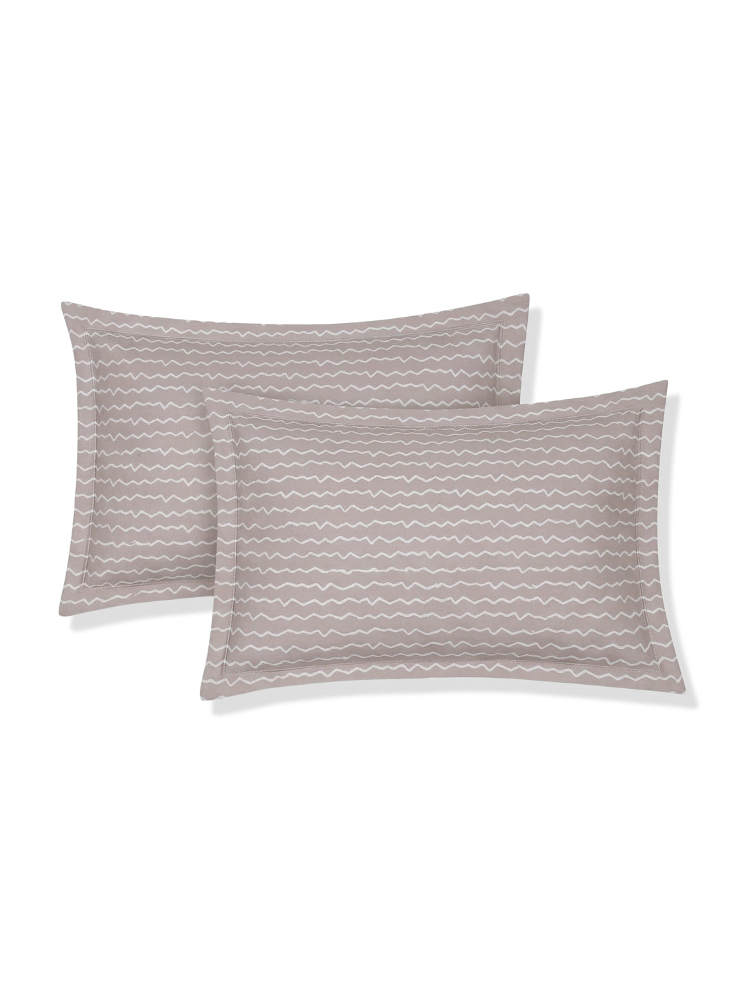 120 GSM Polyester Double Bed Bedsheet with 2 Pillow Covers Clara Collection