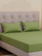 Premium 110 GSM Polyester King Size Bedsheet with 2 Pillow Covers Elite Embroidery Collection
