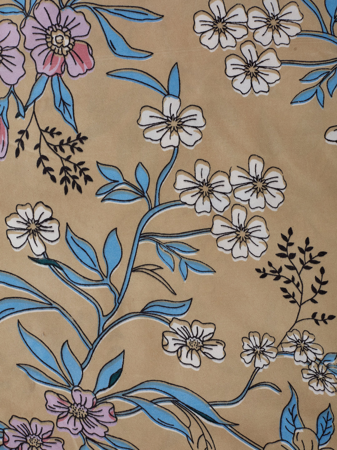130 GSM Polyester Double Bed Bedsheet with 2 Pillow Covers Fashnik Collection