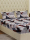 130 GSM Polyester Double Bed Bedsheet with 2 Pillow Covers Fashnik Collection