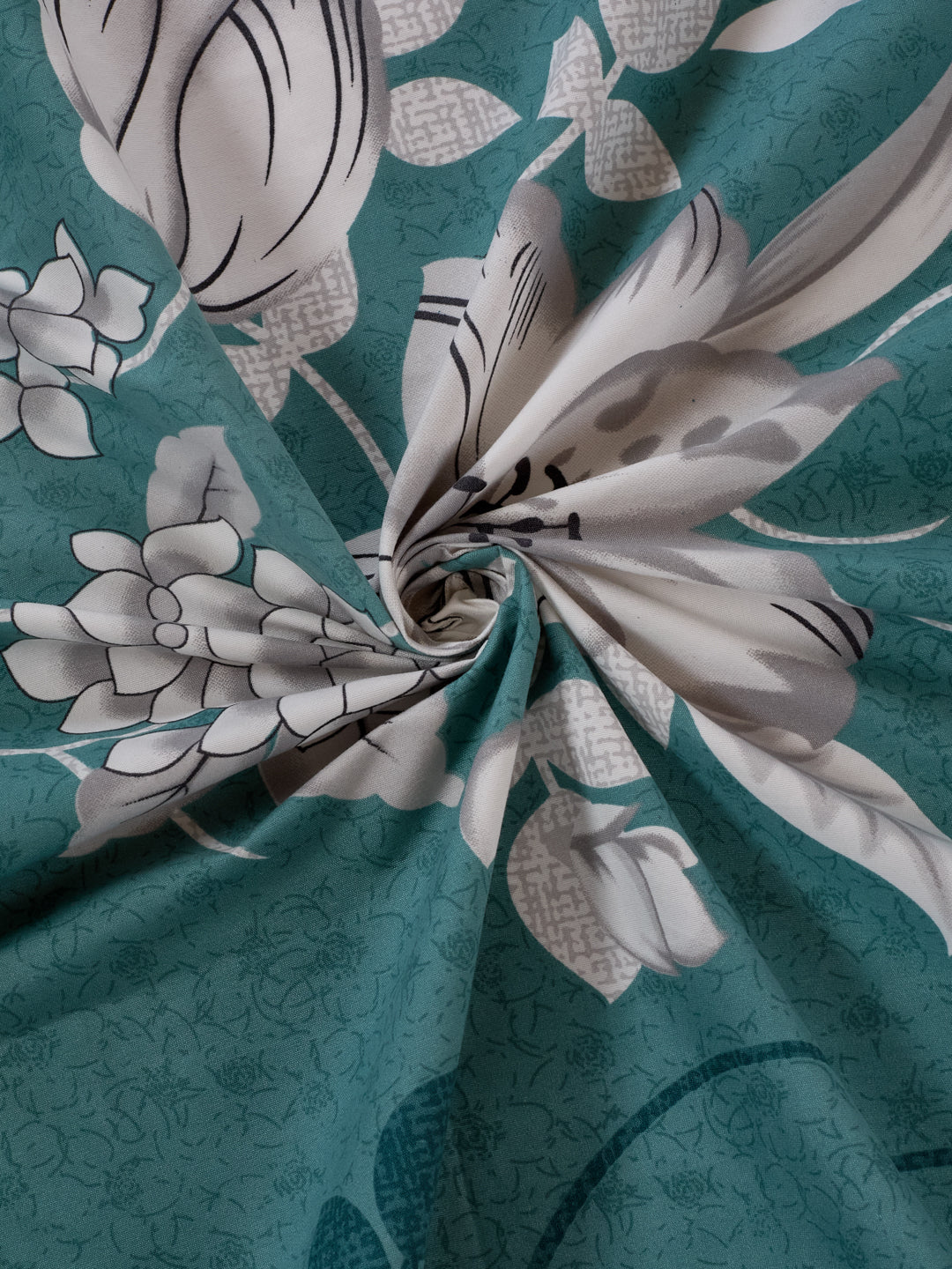 130 GSM Polyester Double Bed Bedsheet with 2 Pillow Covers Fashnik Collection