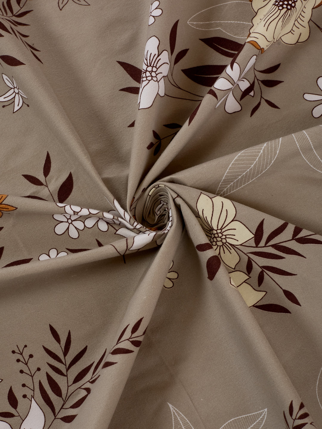 130 GSM Polyester Double Bed Bedsheet with 2 Pillow Covers Fashnik Collection