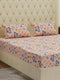 130 GSM Polyester Double Bed Bedsheet with 2 Pillow Covers Fashnik Collection