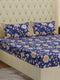 130 GSM Polyester Double Bed Bedsheet with 2 Pillow Covers Fashnik Collection