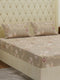 130 GSM Polyester Double Bed Bedsheet with 2 Pillow Covers Fashnik Collection
