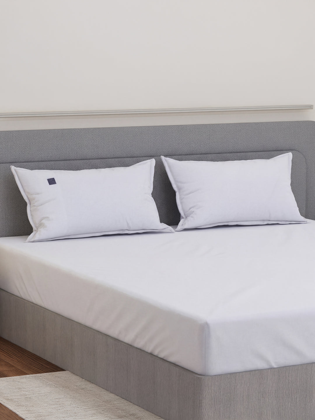 Premium 210 TC Pure Cotton King Size Bedsheet with 2 Pillow Covers Hotel Premium Collection