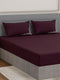 Luxury 400 TC Pure Cotton King Size Bedsheet with 2 Pillow Covers Lace Magic Collection