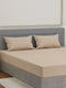 Luxury 300 TC Cotton Linen King Size Bedsheet with 2 Pillow Covers Eco Linen Collection