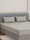 Luxury 300 TC Cotton Linen King Size Bedsheet with 2 Pillow Covers Eco Linen Collection