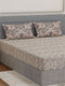 Premium 210 TC Pure Cotton King Size Bedsheet with 2 Pillow Covers Classique Mosaic Collection