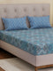 MOCA by Monte Carlo 120 TC Polycotton Double Bed Bedsheet with 2 Pillow Covers Paradise Collection