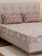 MOCA by Monte Carlo 120 TC Polycotton Double Bed Bedsheet with 2 Pillow Covers Paradise Collection