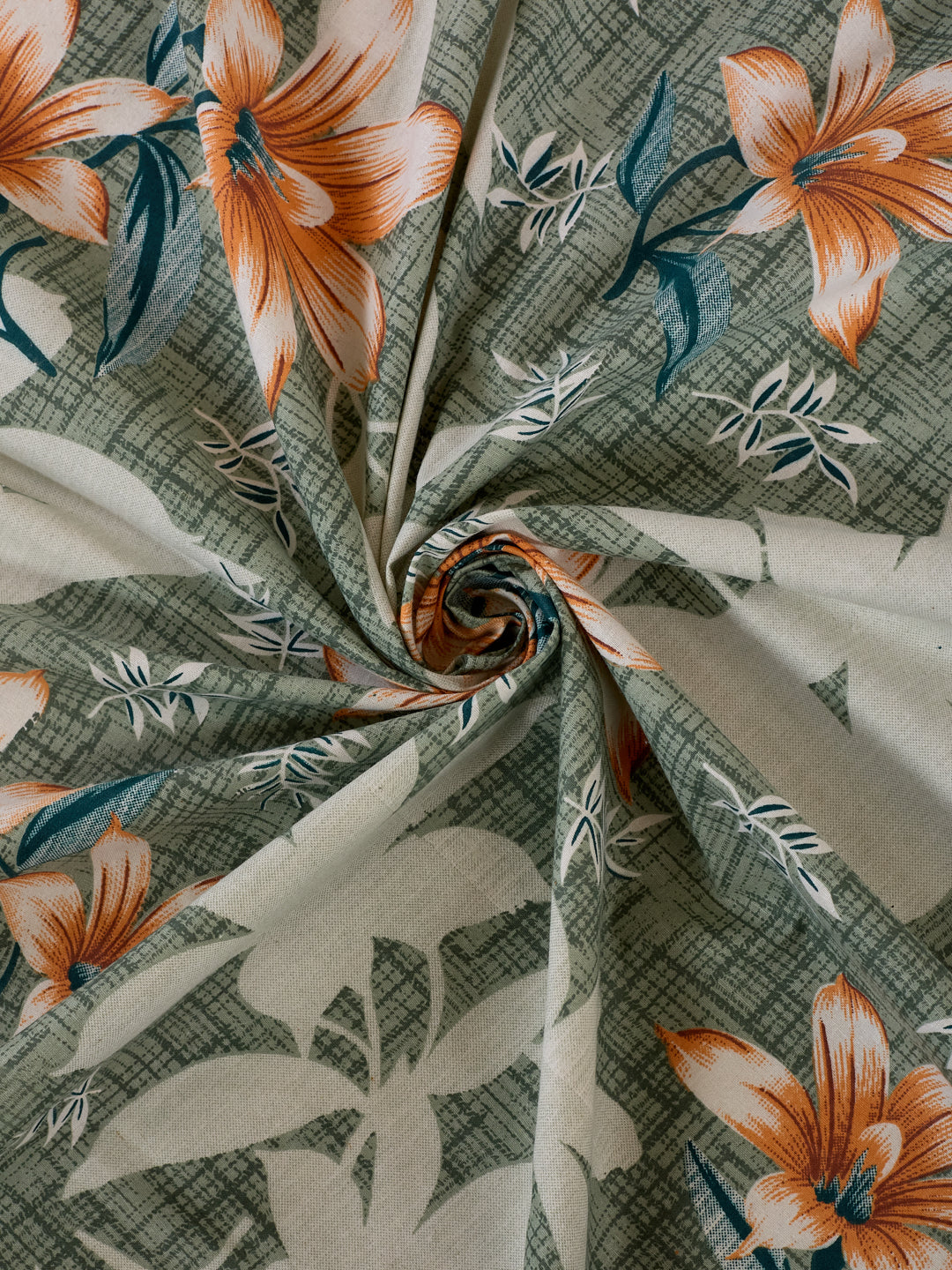 MOCA by Monte Carlo 120 TC Polycotton Double Bed Bedsheet with 2 Pillow Covers Paradise Collection