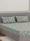 144 TC Pure Cotton Double Bed Bedsheet with 2 Pillow Covers Prestige Collection