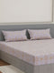 144 TC Pure Cotton Double Bed Bedsheet with 2 Pillow Covers Prestige Collection