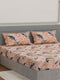 144 TC Pure Cotton Double Bed Bedsheet with 2 Pillow Covers Prestige Collection