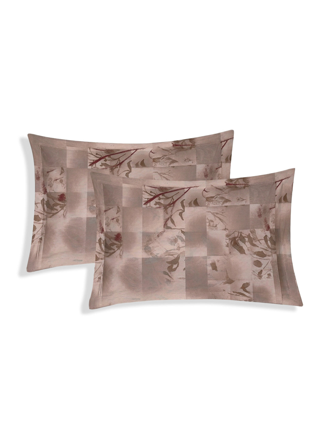 144 TC Pure Cotton Double Bed Bedsheet with 2 Pillow Covers Prestige Collection