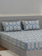 135 GSM Polyester King Size Bedsheet with 2 Pillow Covers Royal King Collection