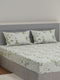 135 GSM Polyester King Size Bedsheet with 2 Pillow Covers Royal King Collection