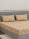 135 GSM Polyester King Size Bedsheet with 2 Pillow Covers Royal King Collection