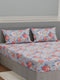 135 GSM Polyester King Size Bedsheet with 2 Pillow Covers Royal King Collection