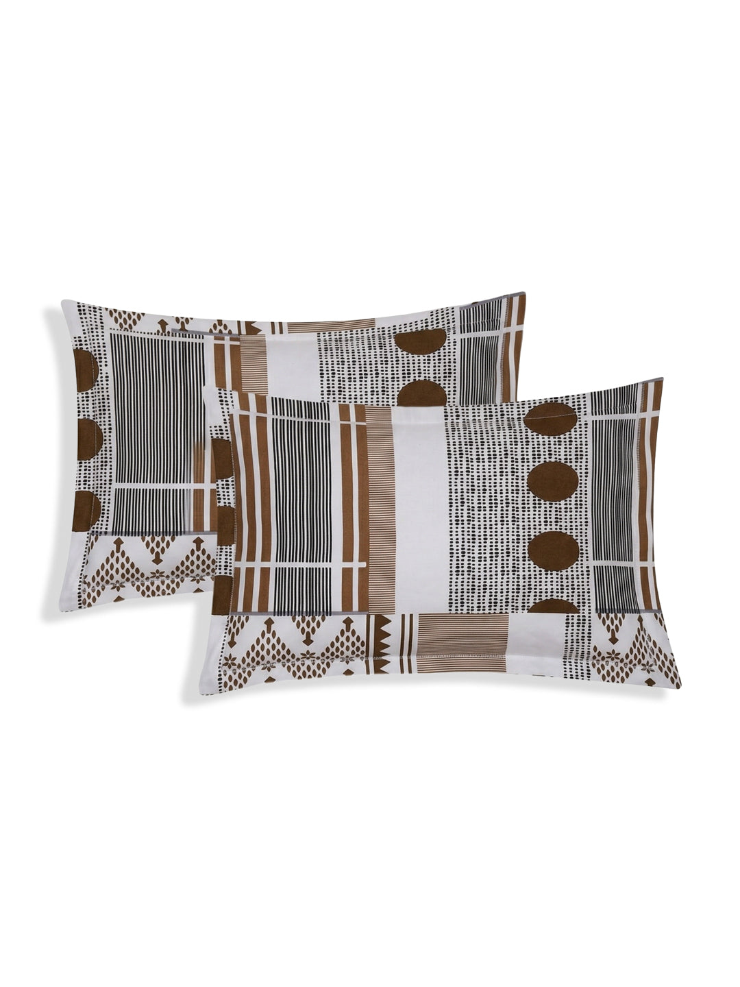135 GSM Polyester King Size Bedsheet with 2 Pillow Covers Royal King Collection